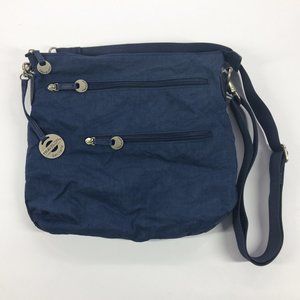 Travelon Blue Cloth Crossbody Shoulder Bag